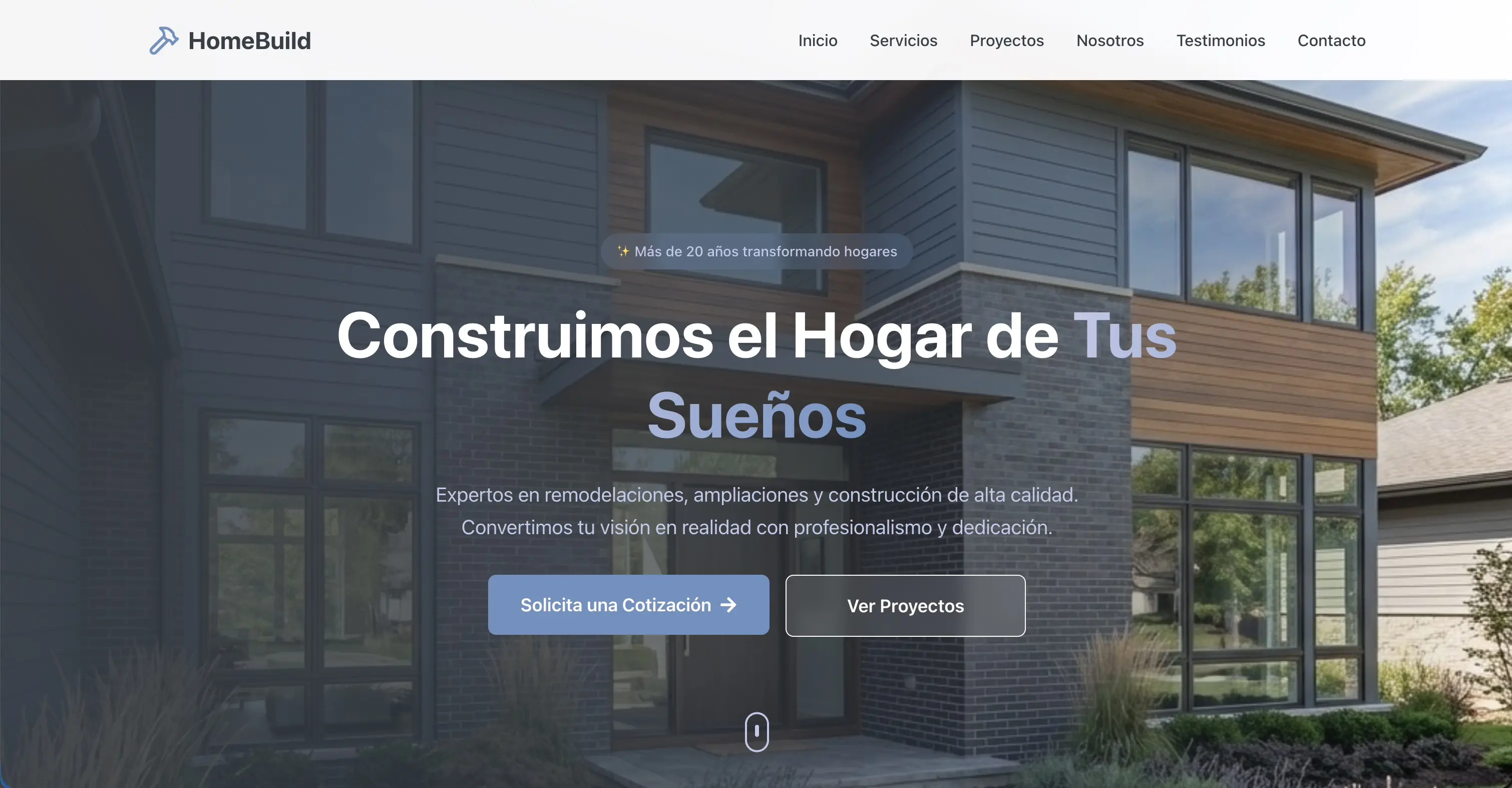 Diseño de ejemplo para construcción